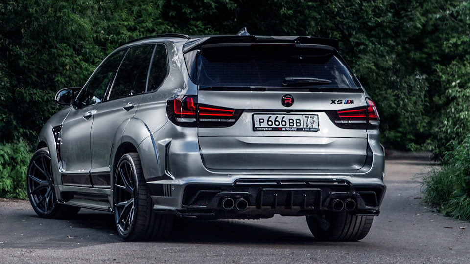 bmw x5m f85 сзади