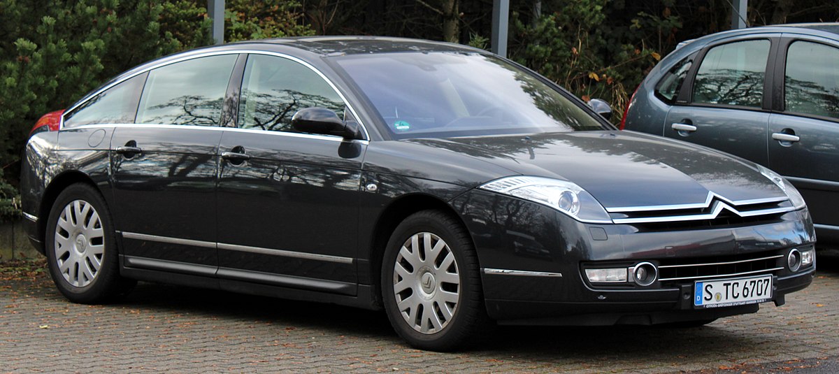 citroen c6 .чёрный