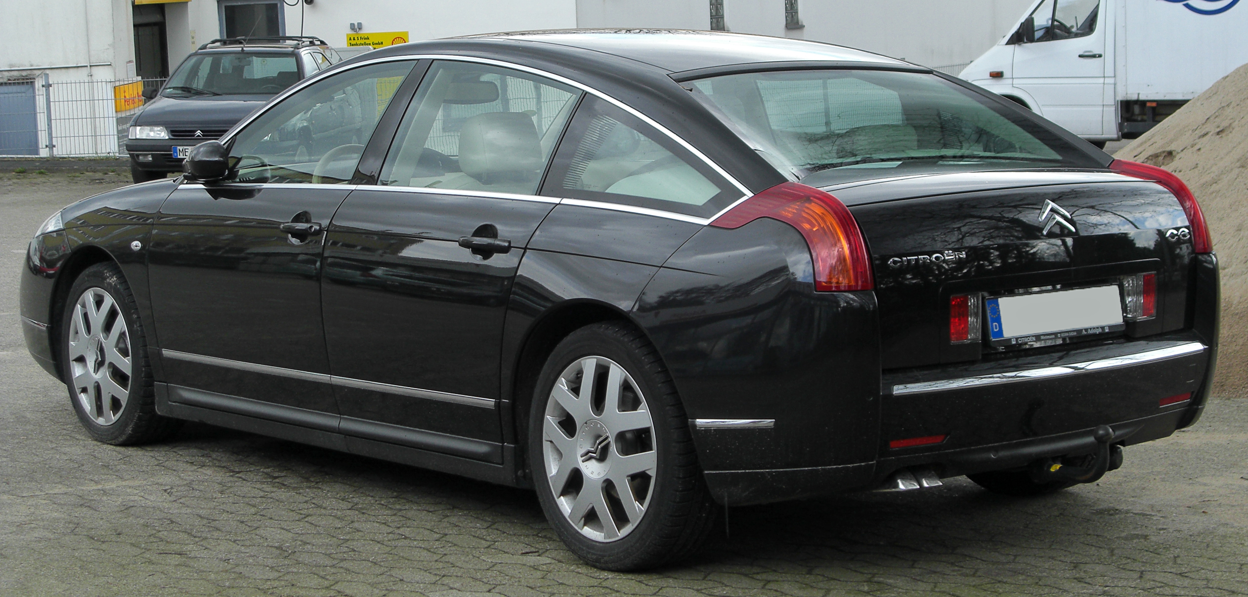 citroen c6 сзади