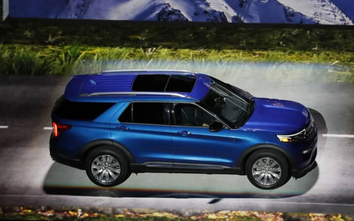 Панорамная крыша Ford Explorer 2019 года