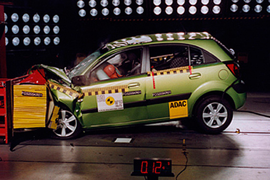 краш-тест KIA Rio 2 (Euro NCAP)