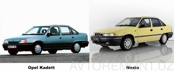 opel kadett nexia вид спереди