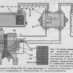 Схема подключения генератоного устройства