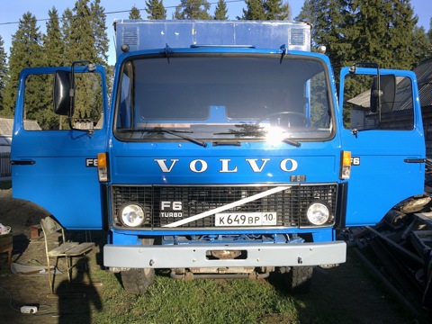 Восстановление старого грузовика Volvo F6 (58 фото)