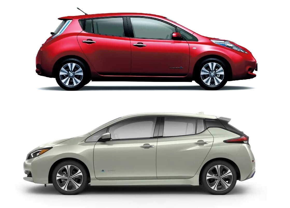 Nissan Leaf 1 и 2 поколение