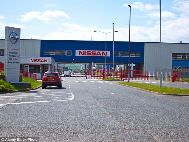 The Sunderland Nissan plant is Britain