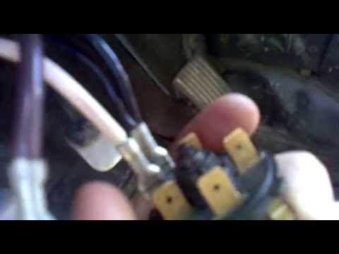Как подключить провода к замку зажигания (Ваз 2106)