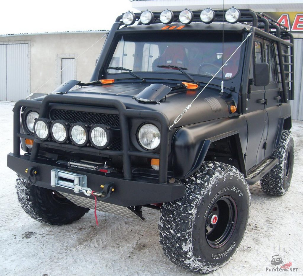 uaz-3151 xxl на военных мостах