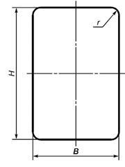 Рисунок Д.7 - Размеры прямоугольных знаков вертикального формата